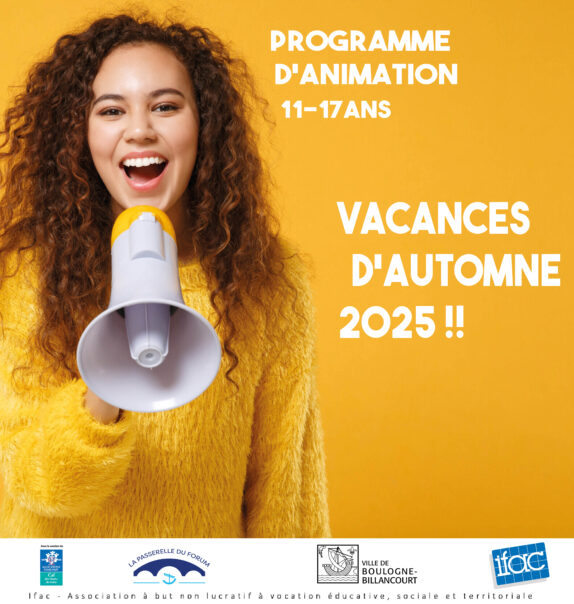 Téléchargez notre programme d’activités pour les 11-17 ans – Vacances d’automne