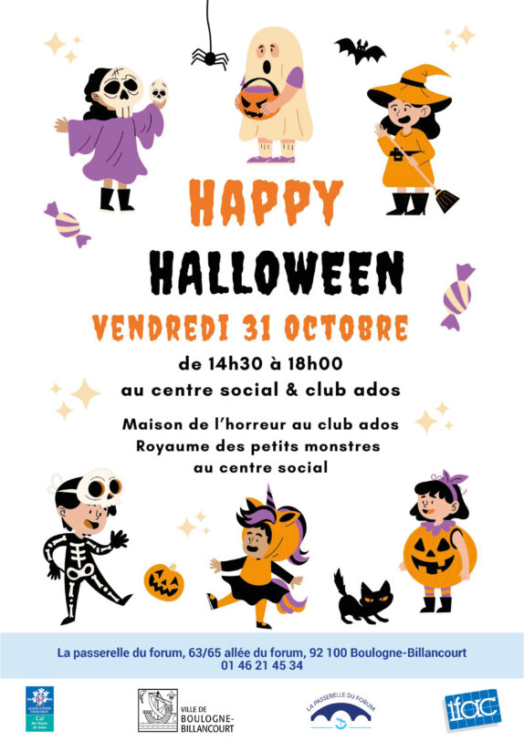 Happy Halloween le vendredi 31 octobre !
