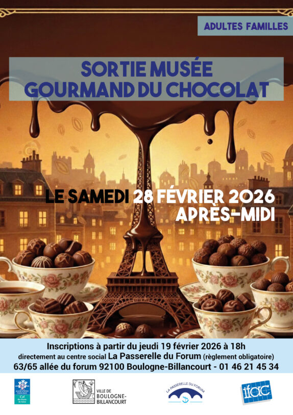 Sortie au Musée Gourmand du Chocolat le samedi 28 février 2026