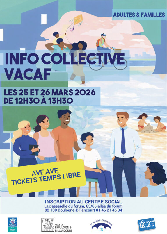 Info collective VACAF les 25 et 26 mars 2026