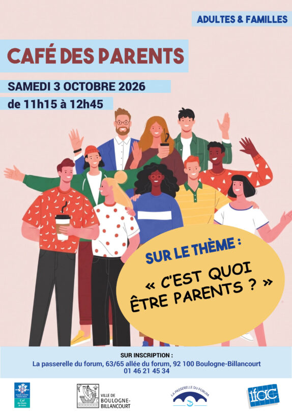 Café des parents samedi 3 octobre