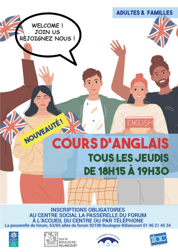 Cours d&rsquo;anglais pour débutants