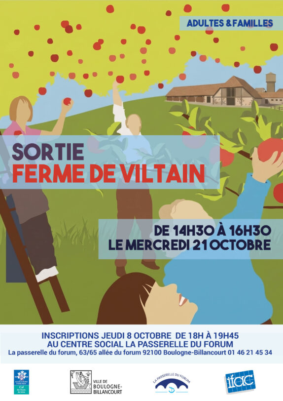Sortie Ferme de Viltain le mercredi 21 octobre 2026 de 14h30 à 16h30 !